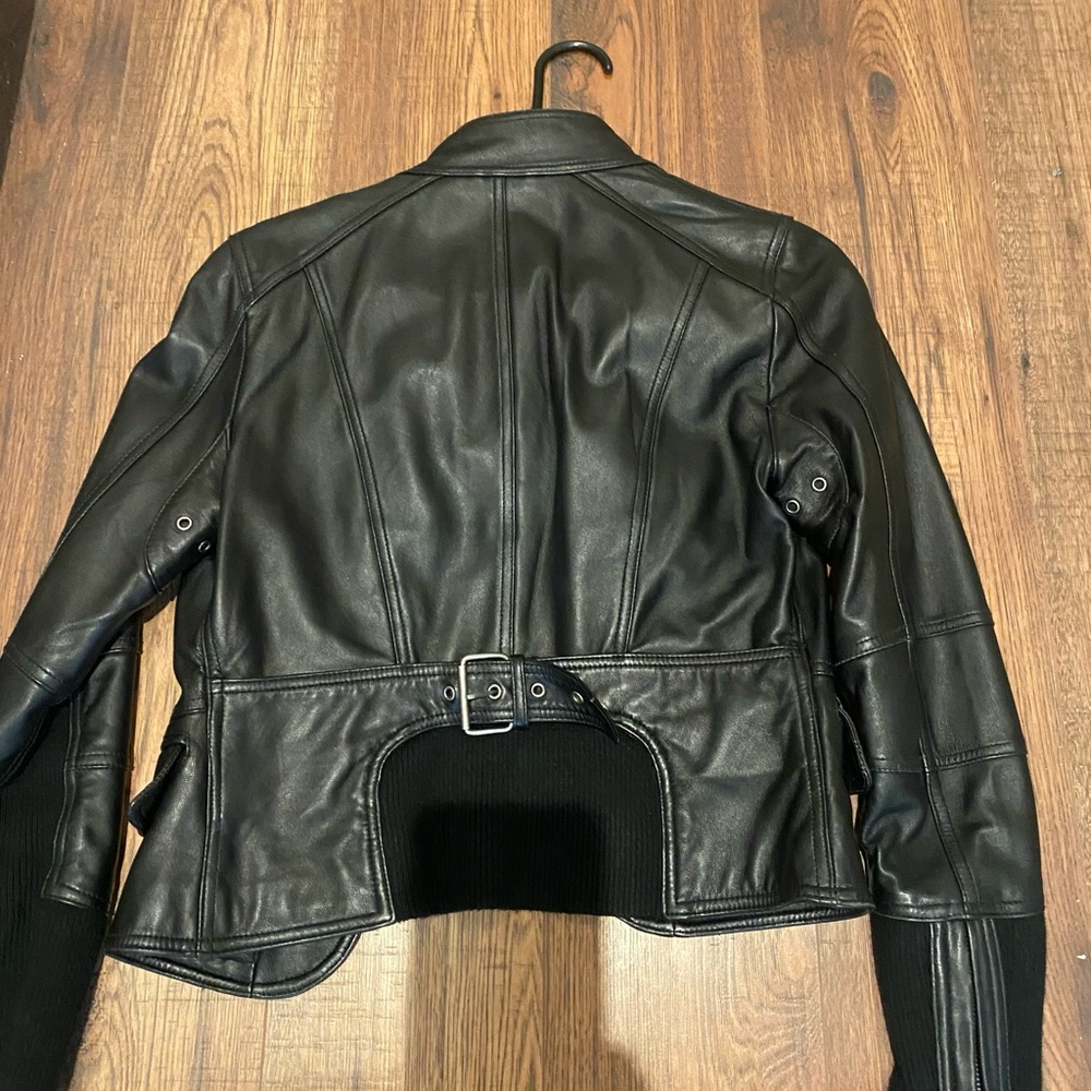 Classic gorgeous bebe lamb leather jacket - Picture 3 of 8